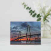 Charleston Fire like Sunset Briefkaart (Staand voorkant)