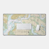 Charleston Harbour Nautical Chart 11524 Bureaumat (Keyboard & Muis)