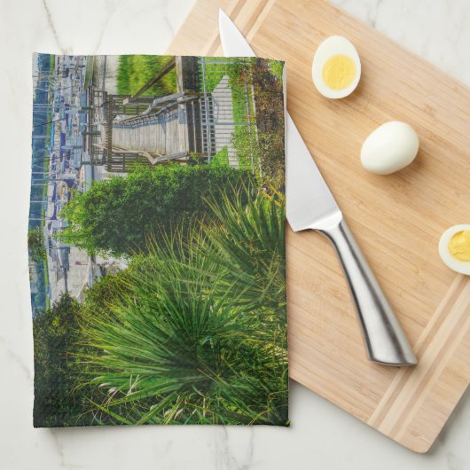 Charleston Harbour Theedoek (Quarter Fold)