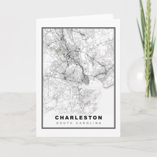 Charleston Map Kaart (Voorkant)