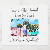 Charleston Meisjesuitje Bier Etiket (Enkel label)