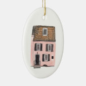Charleston Pink House Ornament (Rechts)