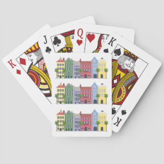 Charleston Rainbow Row Pokerkaarten