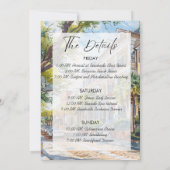 Charleston SC Bachelorette Weekend Party Kaart (Achterkant)