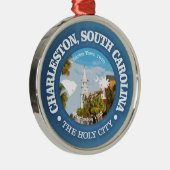 Charleston SC (C) Metalen Ornament (Rechts)