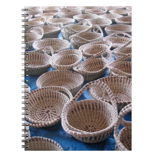 Charleston SC Sweetfish Baskets notebook Notitieboek (Voorkant)