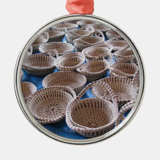 Charleston SC Sweetgrasbeugen Ornament (Voorkant)