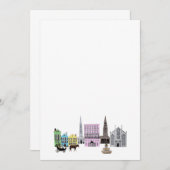 charleston skyline kaart (Voorkant / Achterkant)