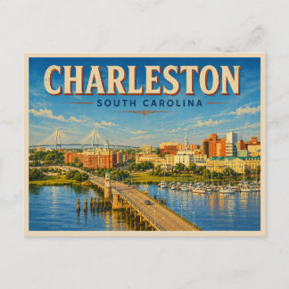 Charleston South Carolina Antiek Briefkaart