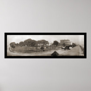Charleston South Carolina Battery Foto 1909 Poster
