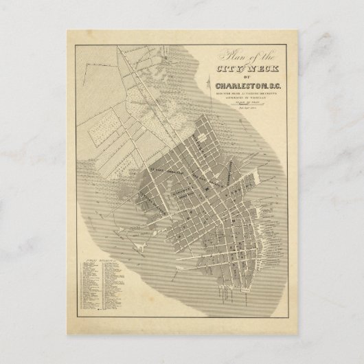 Charleston, South Carolina Briefkaart (Voorkant)