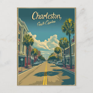 Charleston, South Carolina: Een Vintage Briefkaart