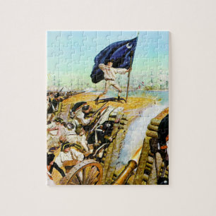 Charleston, South Carolina, juni 1776 Legpuzzel