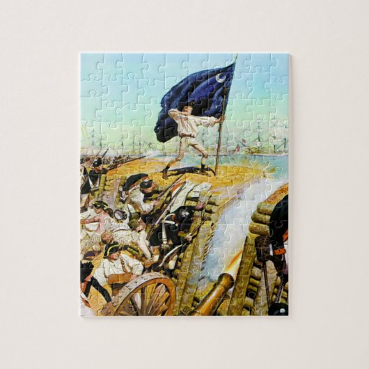 Charleston, South Carolina, juni 1776 Legpuzzel (Verticaal)