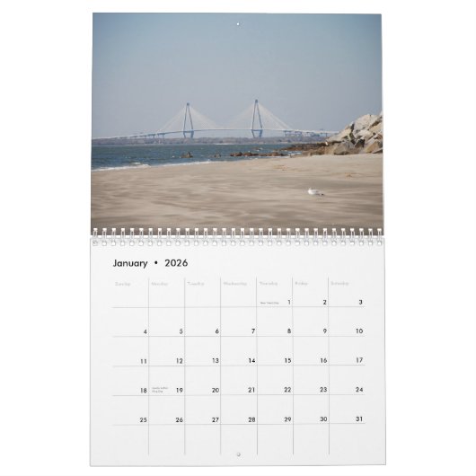 Charleston, South Carolina Kalender (Jan 2026)