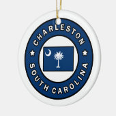 Charleston South Carolina Keramisch Ornament (Links)