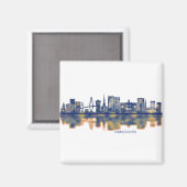 Charleston South Carolina Magneet (Voorkant / Achterkant)