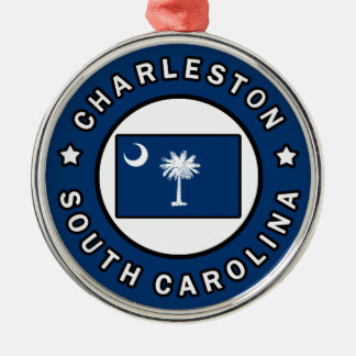 Charleston South Carolina Metalen Ornament