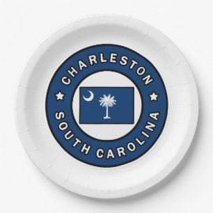 Charleston South Carolina Papieren Bordje