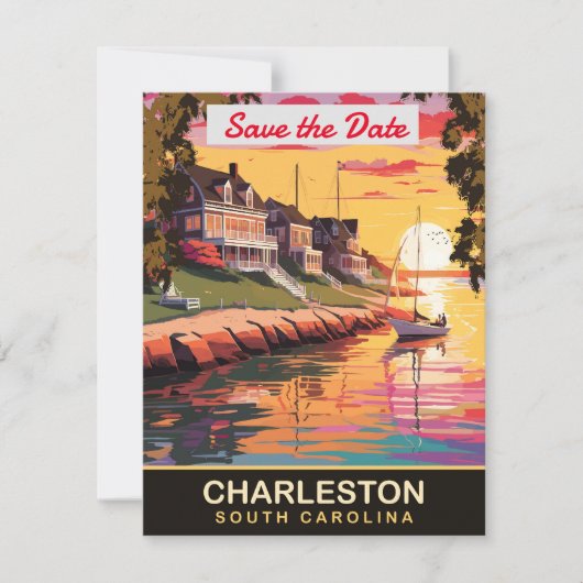 Charleston, South Carolina,  Save The Date (Voorkant)