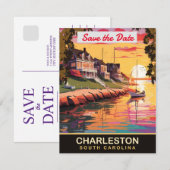 Charleston, South Carolina,  Save The Date (Voorkant / Achterkant)
