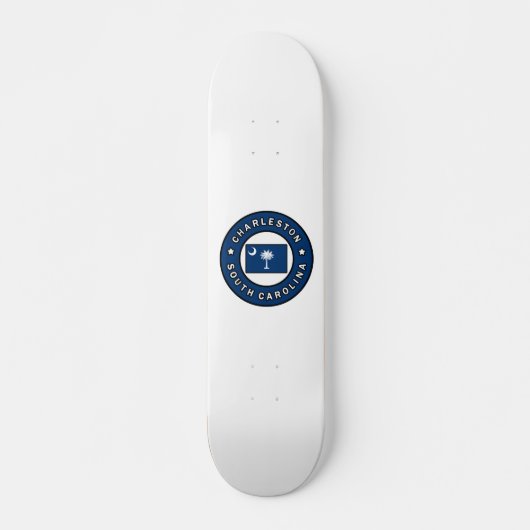 Charleston South Carolina Skateboard (Voorkant)