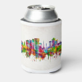 Charleston South Carolina Skyline Blikjeskoeler (Blikje Achterkant)