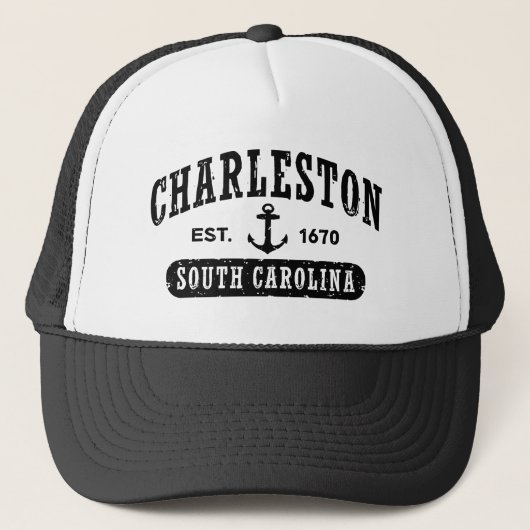 Charleston South Carolina Trucker Pet (Voorkant)