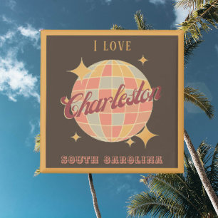 Charleston South Carolina Verenigde Staten Vintage Magneet