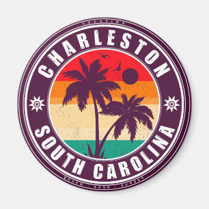 Charleston South Carolina - Vintage 60s Souvenirs Magneet