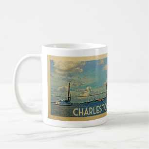 Charleston South Carolina Vintage Travel Koffiemok