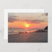 Charleston Sunset Briefkaart (Voorkant / Achterkant)