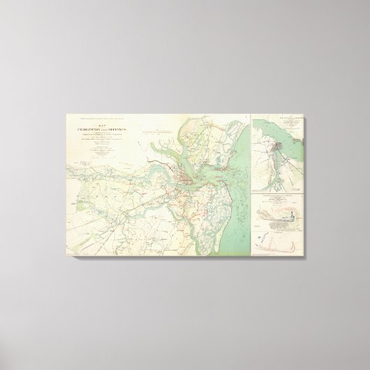 Charleston, verdediging canvas afdruk (Voorkant)