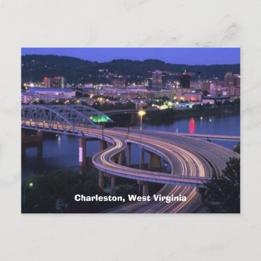 Charleston, West Virginia Briefkaart (Voorkant)