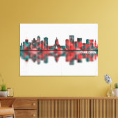 Charleston West Virginia Skyline Canvas Afdruk (Insitu (Woonkamer))