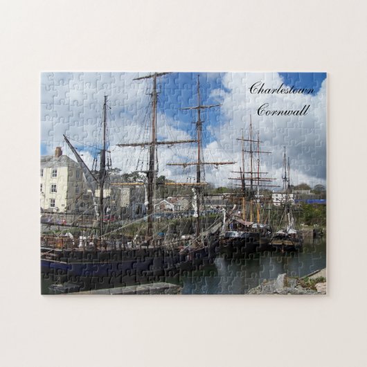 Charlestown Cornwall England Poldark Location Legpuzzel (Horizontaal)