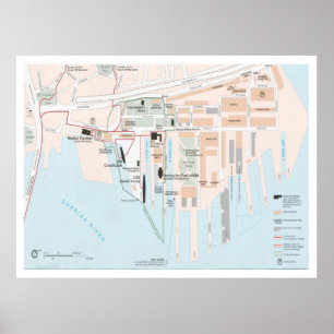 Charlestown Navy Yard Map (2003) Nationaal Park Poster