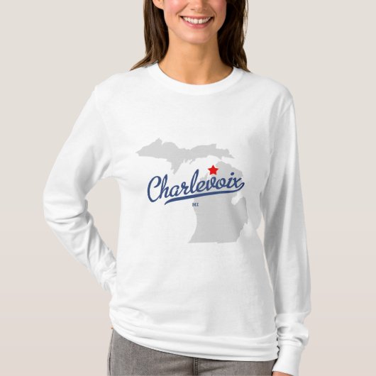 Charlevoix Michigan MI Shirt (Voorkant)