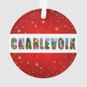 Charlevoix Michigan Photos de voyage Noël (dos)