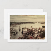 Charlevoix, Michigan, Showing River en Harbour Briefkaart (Voorkant / Achterkant)