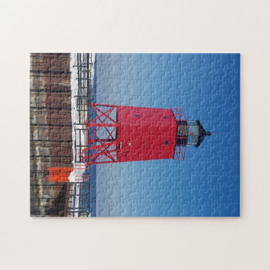 Charlevoix Pierhead Light jigzaag puzzel Legpuzzel (Horizontaal)