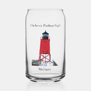 Charlevoix Pierhead Light peut verre
