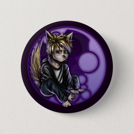 Charlie badge ronde button 5,7 cm (Voorkant)