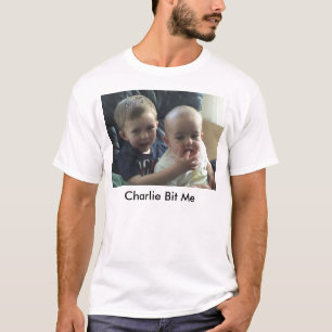 Charlie bit me - voor de beet - basis t-shirt