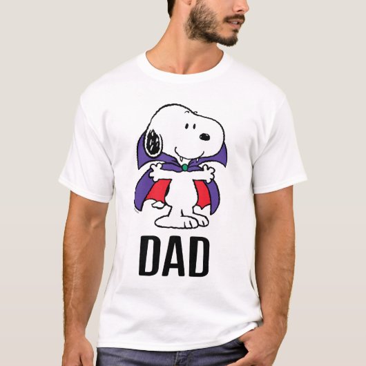 Charlie Brown en Bende Halloween Verjaardag Papa T-shirt (Voorkant)