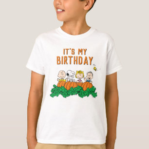 Charlie Brown en Gang Pumpkin T-shirt