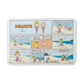 Charlie Brown en Sally Ice Cream op het strand Badmat (Voorkant)