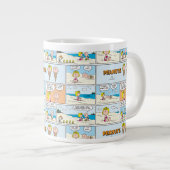 Charlie Brown en Sally Ice Cream op het strand Extra Grote Beker (Voorkant rechts)