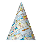 Charlie Brown en Sally Ice Cream op het strand Feesthoedjes (Links)