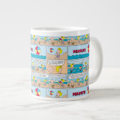 Charlie Brown en Sally op het strand Extra Grote Beker (Voorkant rechts)